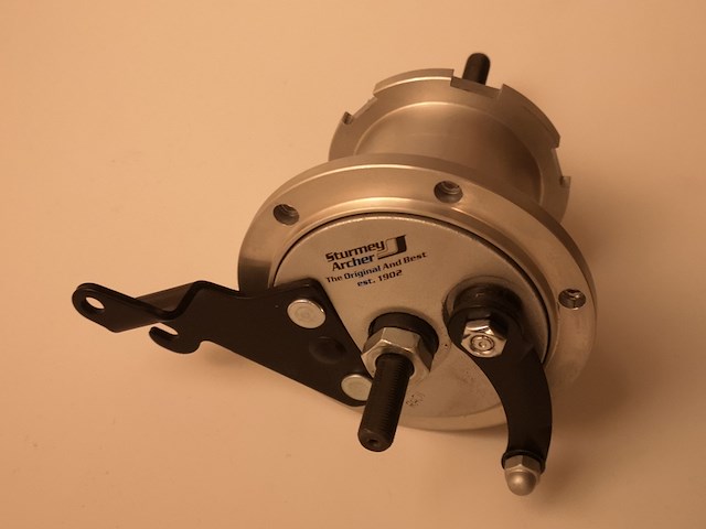 Ca. 80x sturmey archer 3-speed binnenwerk rx-rd3, aluminium + zwart - afbeelding 3 van  4