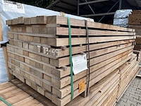 Ca. 81x angelim pedra balken fijnbezaagd , 55x105mm, lengte 250cm - afbeelding 4 van  4