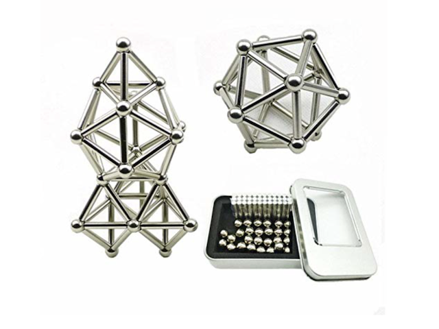 Ca. 81x set magnetic balls and sticks - afbeelding 1 van  6