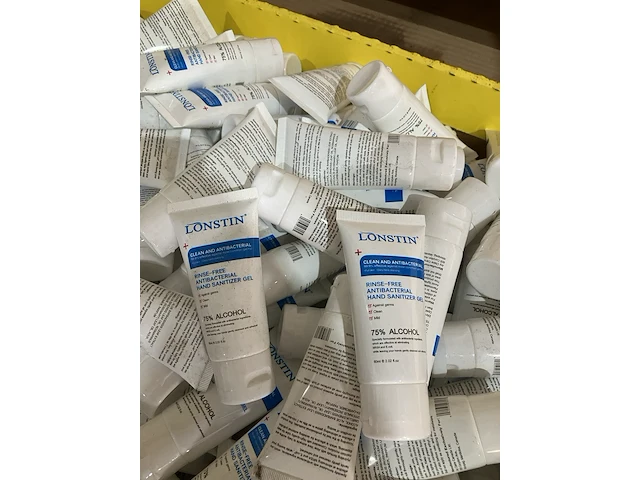 Ca. 820x tubes handdesinfectie, lonstin - afbeelding 2 van  4