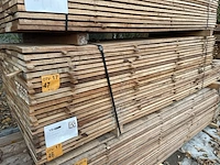 Ca. 82x guyana teak beschoeiingsplanken, 20x150mm, lengte 250cm - afbeelding 4 van  4