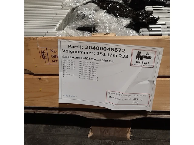Ca. 82x laptop, o.a hp, dell, o.a elitebook 830 - afbeelding 15 van  15