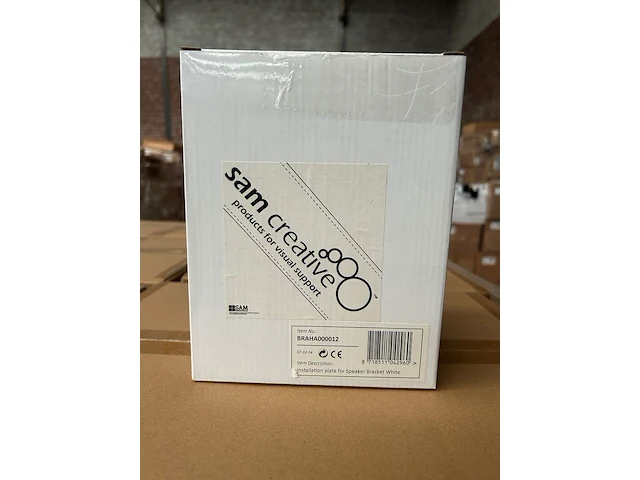 Ca. 83x speaker muurbeugel white, sam creative, braha000012 - afbeelding 5 van  5