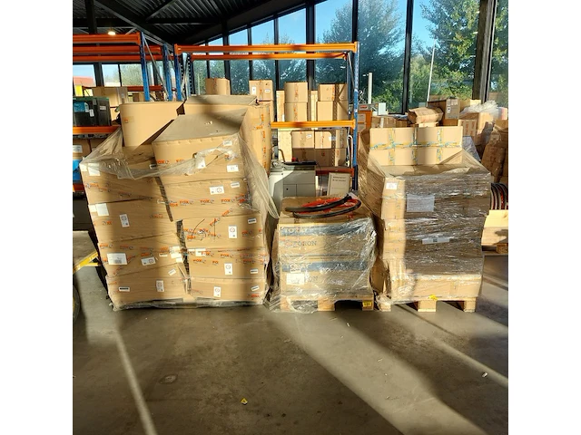Ca. 84x combinatie alu fietswiel 22" + spatbord, oranje + zwart - afbeelding 4 van  4
