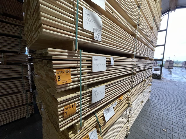 Ca. 84x douglas deens/triple/design profiel, 22x142mm, lengte 400cm - afbeelding 4 van  4