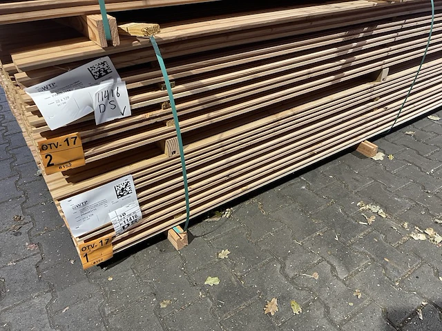 Ca. 84x douglas design- triple- deens profiel, 22x142mm, lengte 300cm - afbeelding 4 van  4