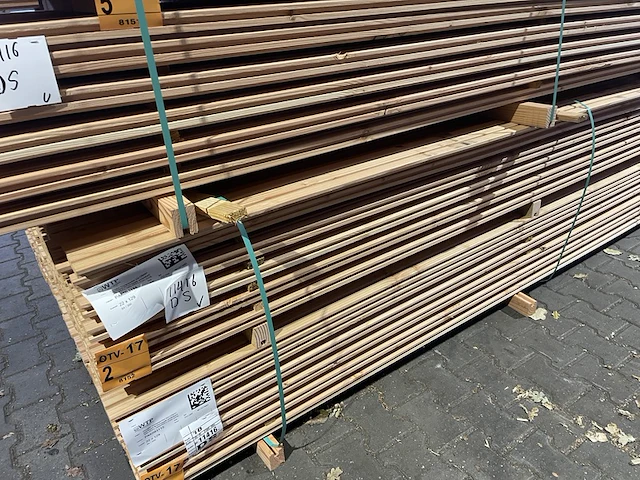 Ca. 84x douglas design- triple- deens profiel, 22x142mm, lengte 300cm - afbeelding 4 van  4