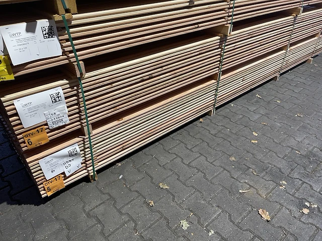 Ca. 84x douglas design- triple- deens profiel, 22x142mm, lengte 400cm - afbeelding 4 van  4