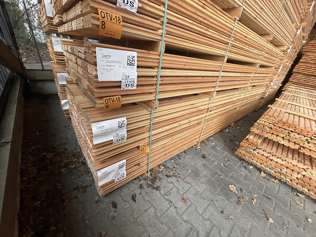 Ca. 84x douglas design- triple- deens profiel, 22x142mm, lengte 400cm - afbeelding 4 van  4