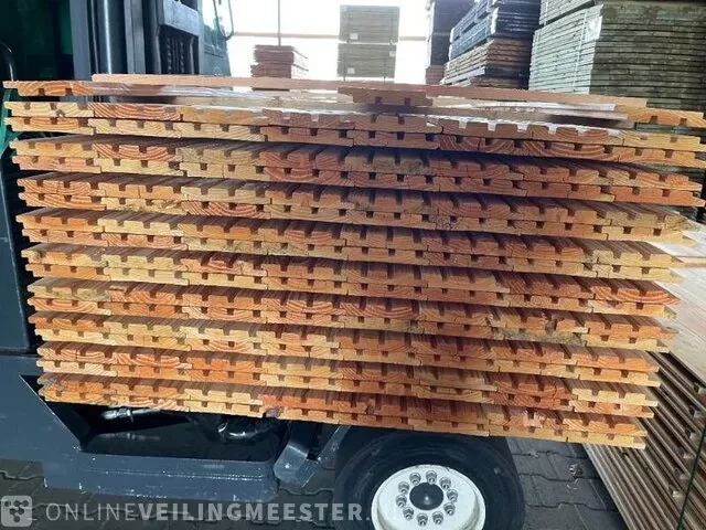 Ca. 84x douglas design (tripple) profiel , 22x140mm, lengte 300cm - afbeelding 3 van  3