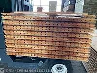 Ca. 84x douglas design (tripple) profiel , 22x140mm, lengte 300cm - afbeelding 3 van  3