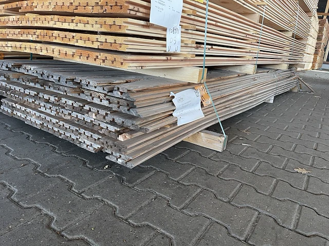 Ca. 84x douglas design/triple/deens profiel, 22x142mm, lengte 400cm - afbeelding 4 van  4
