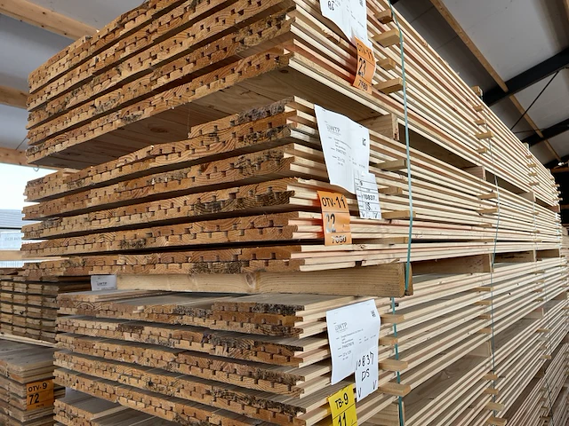 Ca. 84x douglas design/triple/deens profiel, 22x142mm, lengte 400cm - afbeelding 4 van  4