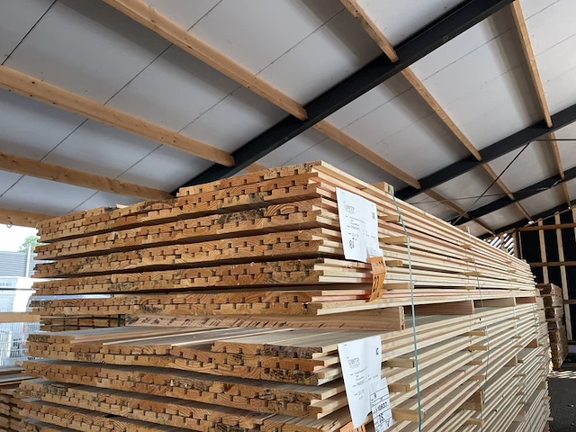 Ca. 84x douglas design/triple/deens profiel, 22x142mm, lengte 400cm - afbeelding 4 van  4