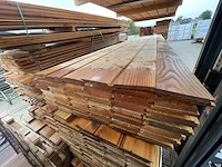 Ca. 84x douglas wisselsponning/halfhoutsrabat, 18x190mm, lengte 500cm - afbeelding 1 van  3