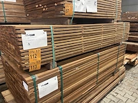 Ca. 84x guyana ipé planken geschaafd, 21x70mm, lengte 215cm - afbeelding 4 van  4