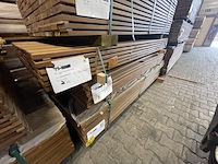 Ca. 84x guyana ipé planken geschaafd, 21x70mm, lengte 215cm - afbeelding 4 van  4