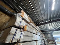 Ca. 84x guyana teak dekdelen gevingerlast, 21x120mm, lengte 400ccm - afbeelding 4 van  5