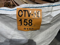 Ca. 84x guyana teak dekdelen gevingerlast, 21x120mm, lengte 400ccm - afbeelding 5 van  5