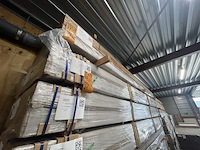 Ca. 84x guyana teak dekdelen gevingerlast, 21x70mm, lengte 400cm - afbeelding 4 van  4