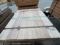 Ca. 84x kopie hardhouten balken fijnbezaagd, 50x150mm, lengte 100cm - afbeelding 1 van  3