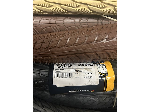 Ca. 85x diverse fietsbanden, buitenbanden, w.o. continental, schwalbe, cst - afbeelding 7 van  10