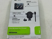 Ca. 85x fast wireless car charger behello, behwic003 - afbeelding 2 van  3