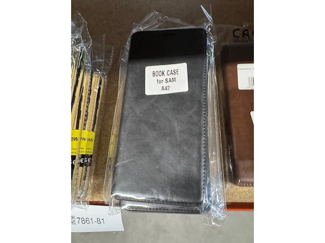 Ca. 85x telefoonhoesje, zwart en bruin - afbeelding 12 van  12