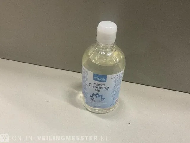 Ca. 875x handdesinfectie 500 ml syr-gel, hand cleansing gel, , (35 dozen) - afbeelding 1 van  2