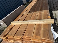 Ca. 87x douglas wisselsponning/halfhoutsrabat, 18x190mm, lengte 500cm - afbeelding 1 van  3