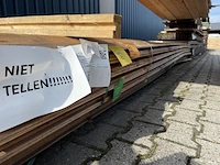 Ca. 87x douglas wisselsponning/halfhoutsrabat, 18x190mm, lengte 500cm - afbeelding 2 van  3