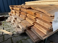 Ca. 87x douglas wisselsponning/halfhoutsrabat, 18x190mm, lengte 500cm - afbeelding 3 van  3