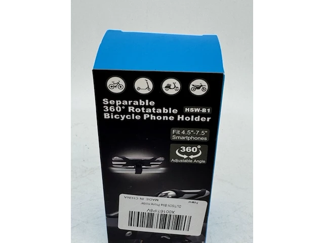 Ca. 87x telefoonhouder voor fiets, hsw-b1, zwart - afbeelding 2 van  6