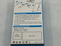 Ca. 87x telefoonhouder voor fiets, hsw-b1, zwart - afbeelding 4 van  6