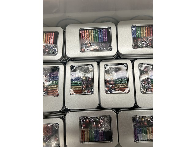 Ca. 89x set magnetic balls and sticks - afbeelding 4 van  5