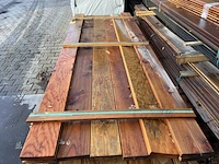 Ca. 8x douglas balken geschaafd, 35x180mm, lengte 300cm - afbeelding 1 van  3