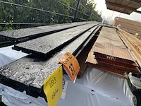 Ca. 8x douglas triple rhombus zwarte kern, 22x142mm, lengte 500cm - afbeelding 1 van  3