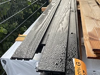 Ca. 8x douglas triple rhombus zwarte kern, 22x142mm, lengte 500cm - afbeelding 3 van  3