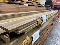 Ca. 8x ipé planken geschaafd, 21x145mm - afbeelding 2 van  3