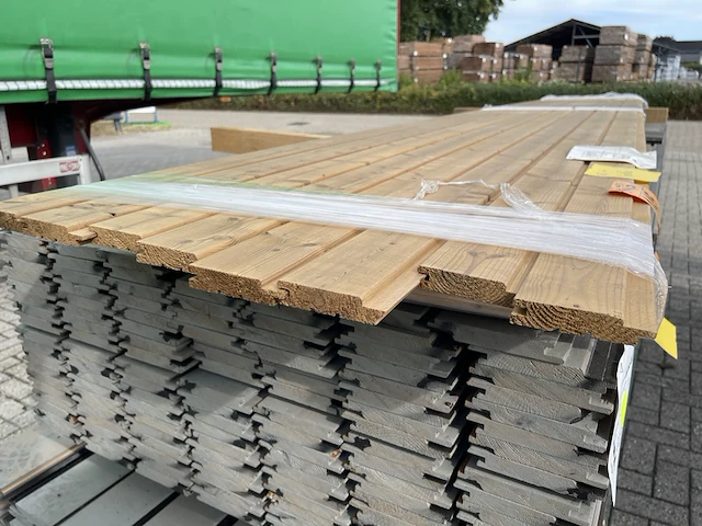 Ca. 8x thermo vuren, 19x91mm, lengte 420cm - afbeelding 3 van  3