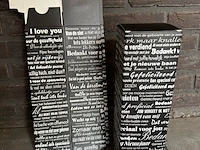 Ca. 900x luxe wijndoos cadeauverpakking | wijndozen, zwart - afbeelding 2 van  4
