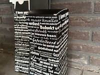 Ca. 900x luxe wijndoos cadeauverpakking | wijndozen, zwart - afbeelding 3 van  4