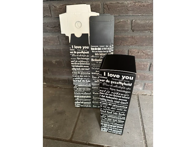 Ca. 900x luxe wijndoos cadeauverpakking | wijndozen, zwart - afbeelding 4 van  4