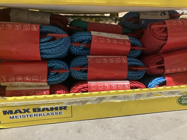 Ca. 90x bundels touw, bauhaus, blauw/rood - afbeelding 8 van  8