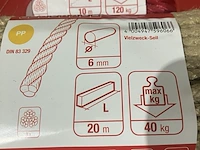 Ca. 90x bundels touw, bauhaus, verschillende soorten, verschillende kleuren - afbeelding 4 van  9