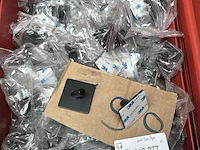 Ca. 90x handdoekhaakjes 2 stuks, zwart - afbeelding 2 van  4