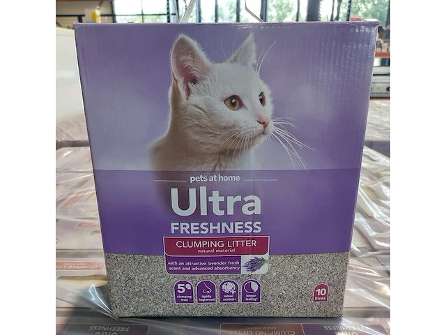 Ca. 90x kattenbakvulling, pets at home, ultra freshness 10 l - afbeelding 2 van  3