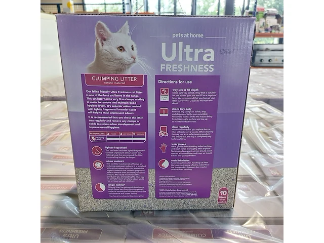 Ca. 90x kattenbakvulling, pets at home, ultra freshness 10 l - afbeelding 3 van  3