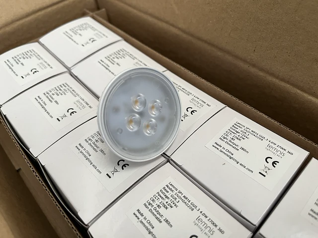 Ca. 90x led spot sp1 mr16 gu5.3 4w 2700k lemnis lighting - afbeelding 2 van  4
