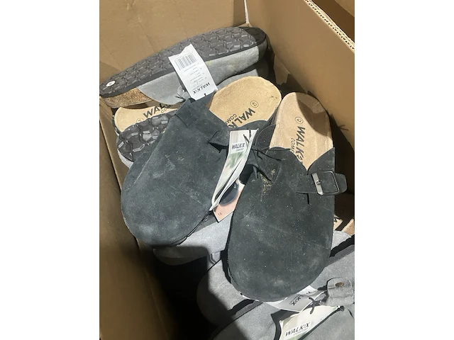 Ca. 90x paar lederen clogs, walkox, verschillende kleuren - afbeelding 4 van  5
